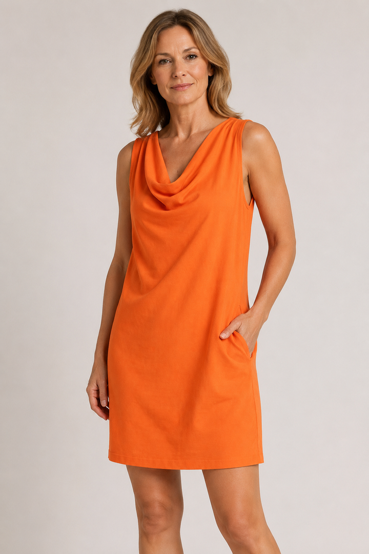Miroslava | Lyhyet mekko drapeerauksella