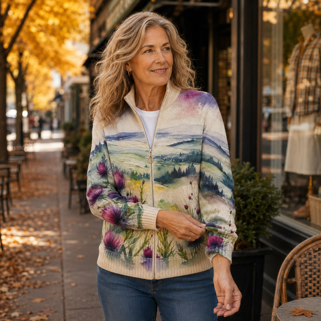 Zelda | Cardigan floreale