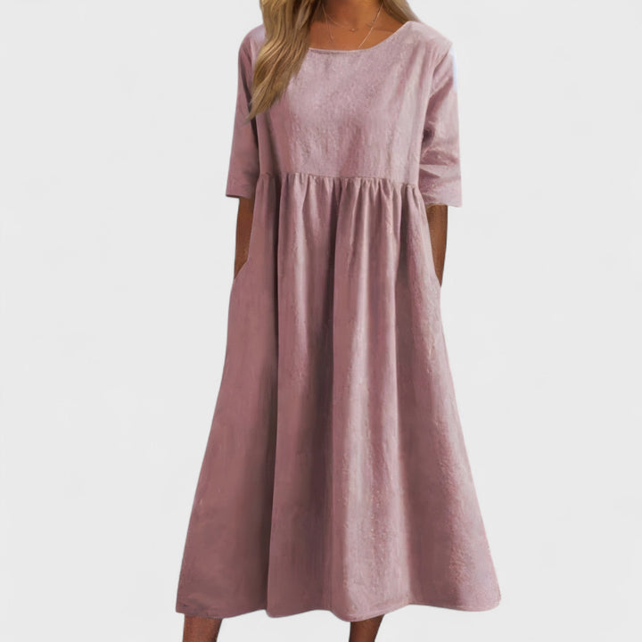 Mina | Abito lungo in cotone