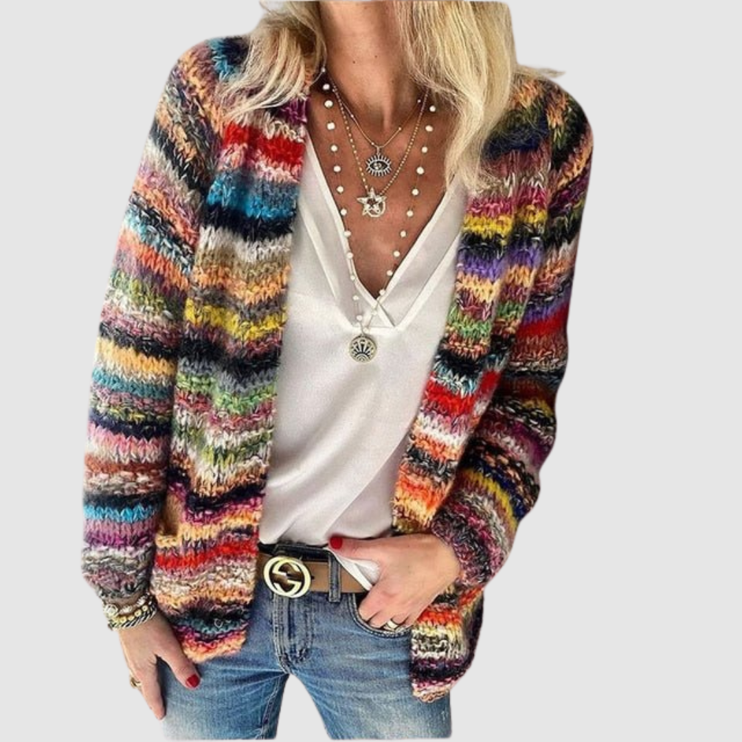 Nikola | Cardigan multicolore piacevole