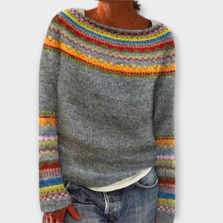 Roberta | Maglione vintage intrecciato