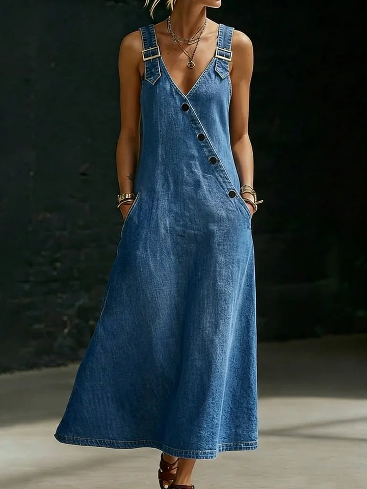 Anna | Vestito lungo in jeans