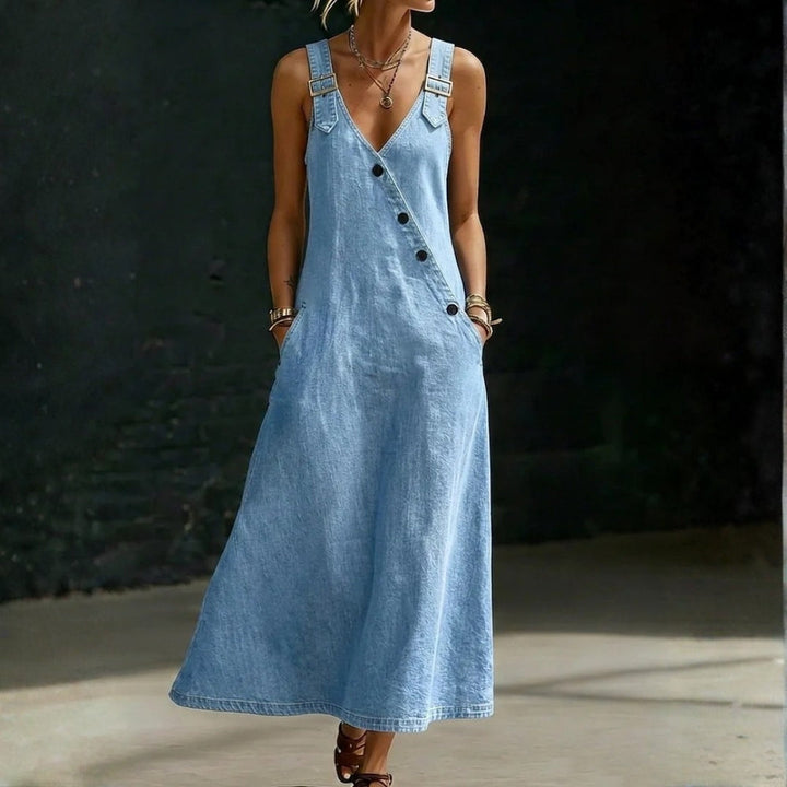 Anna | Vestito lungo in jeans