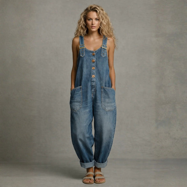 Eleonora | Salopette jeans elegante