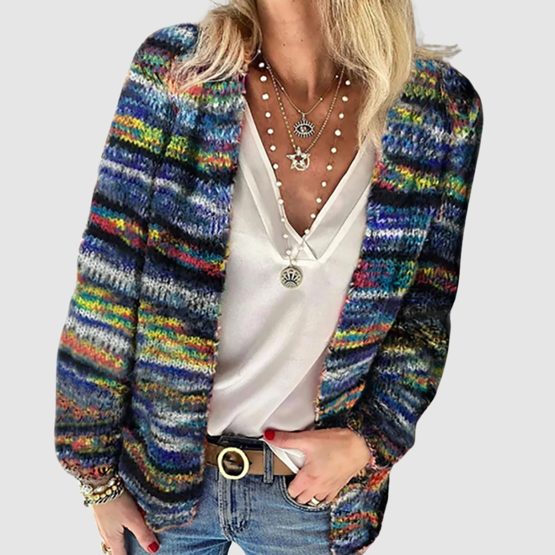 Nikola | Cardigan multicolore piacevole