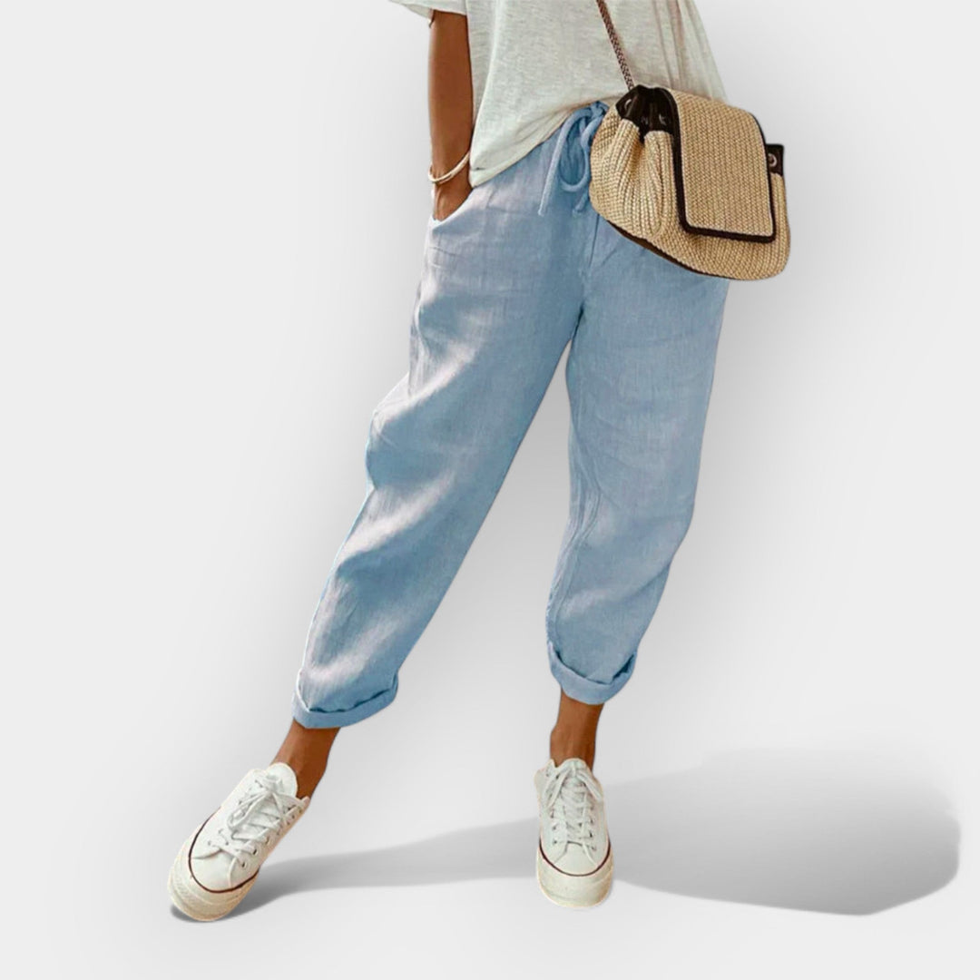 Ema | Pantaloni leggeri in lino