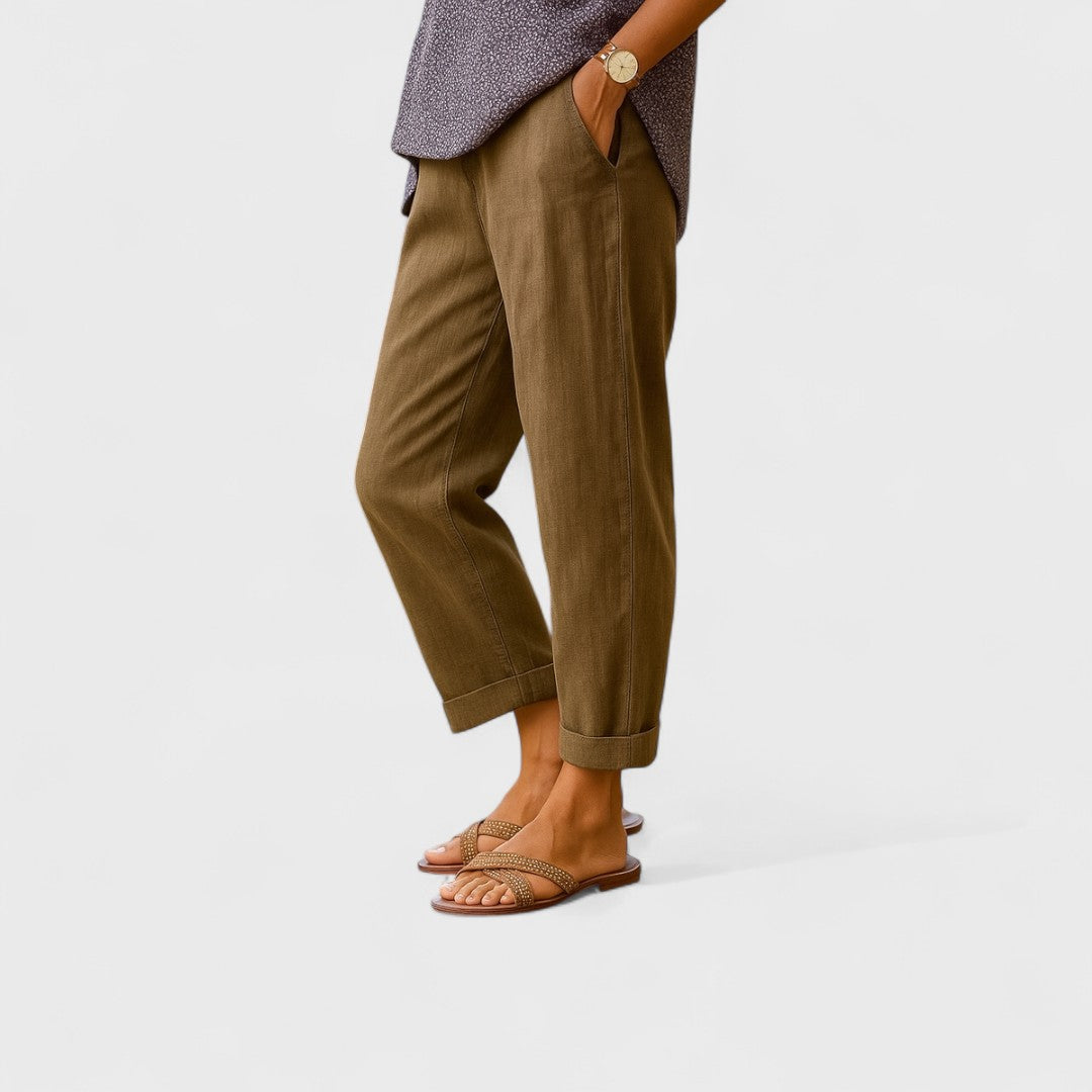 Lara | Pantaloni estivi in lino