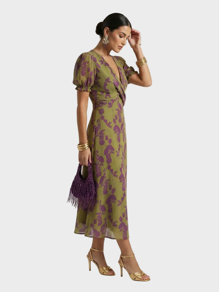 Natalia | Vestito midi a fiori