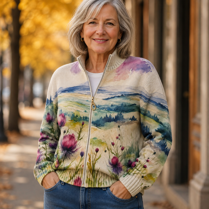 Zelda | Cardigan floreale