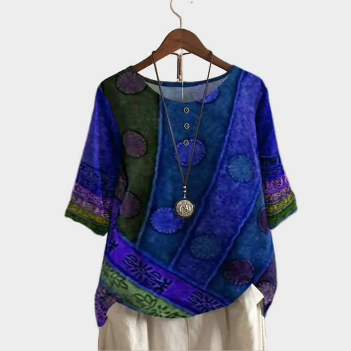 Valerie | Top boho colorato