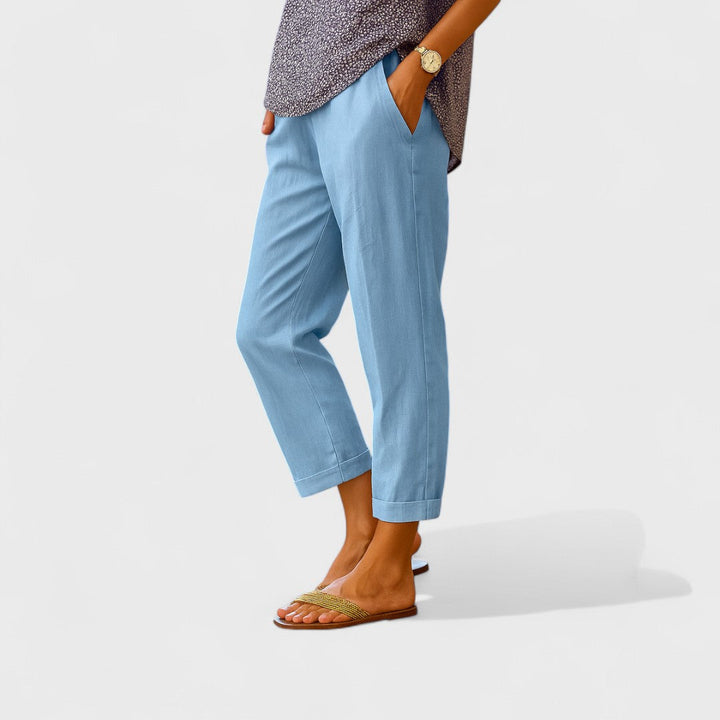 Lara | Pantaloni estivi in lino