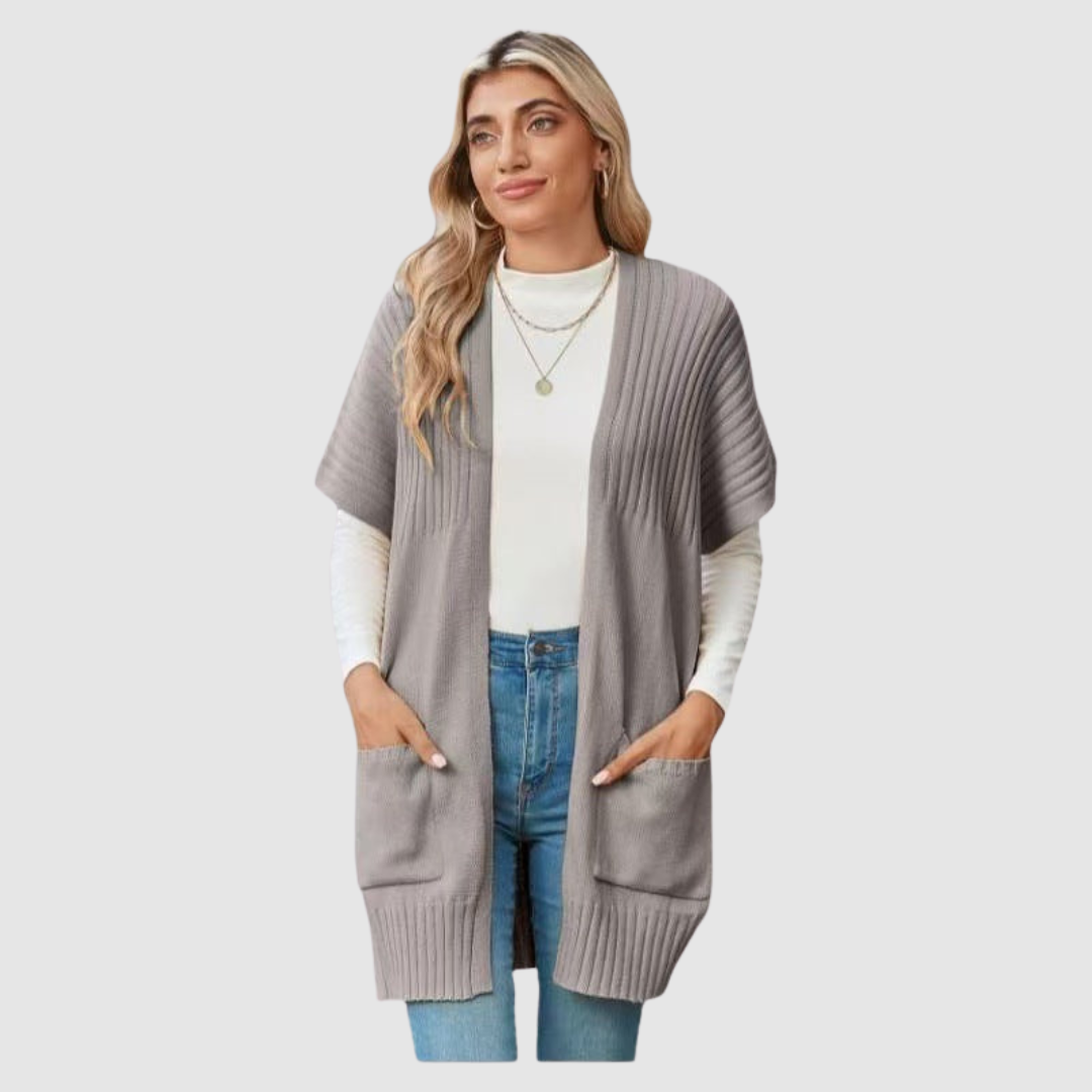 Simona | Cardigan intrecciato leggero