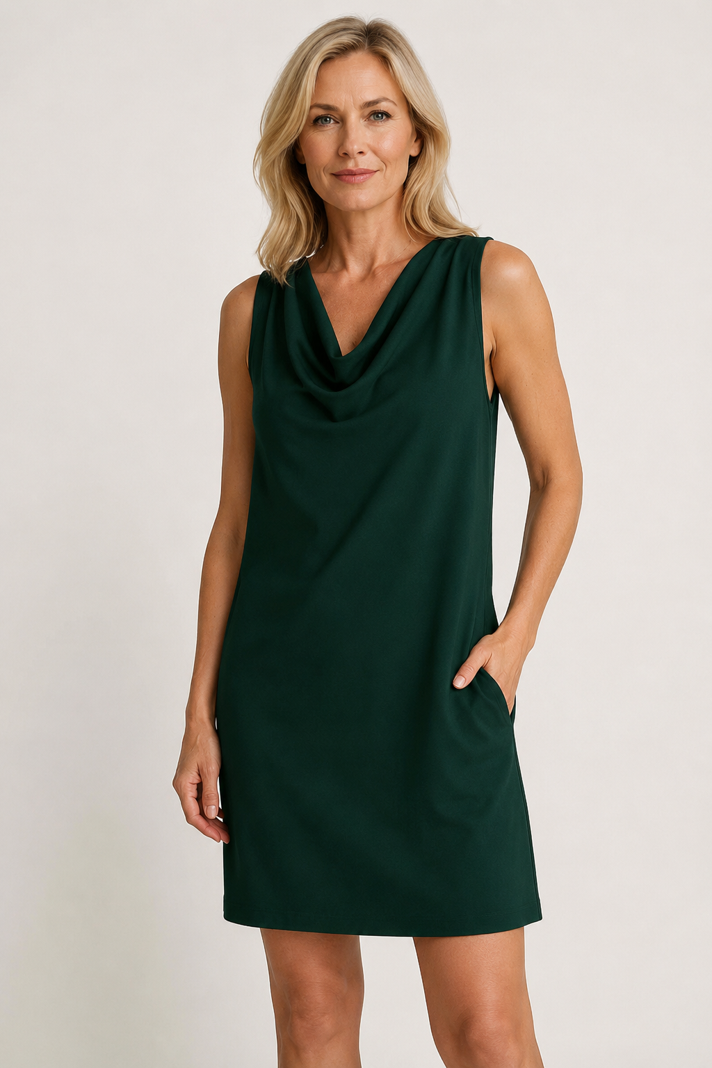 Miroslava | Lyhyet mekko drapeerauksella
