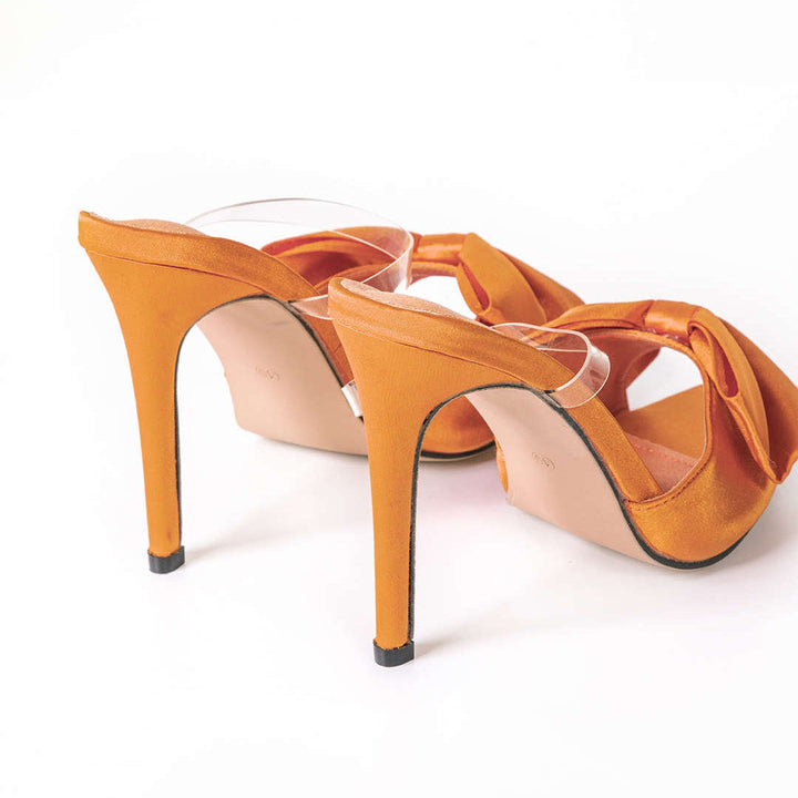 Slingback-korkokengät rusetilla