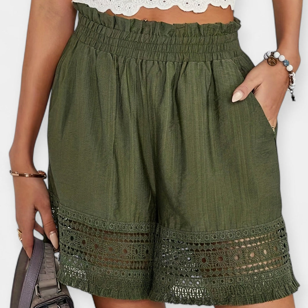 Nikol | Pantaloni corti in pizzo