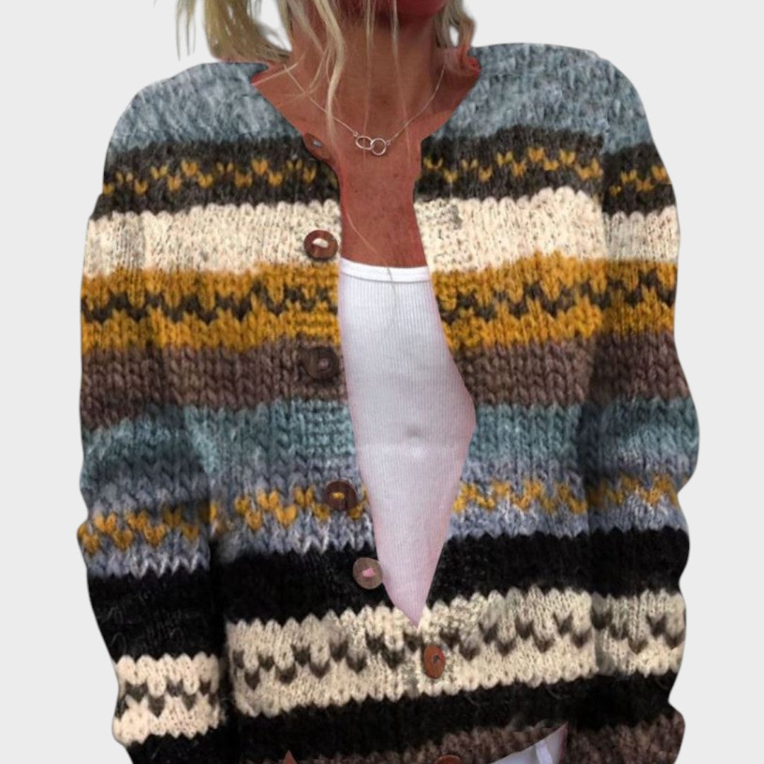 Eva | Cardigan floreale autunnale