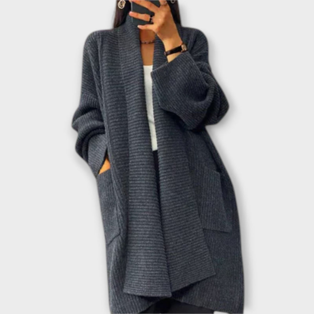 Euphemia | Cardigan lungo intrecciato
