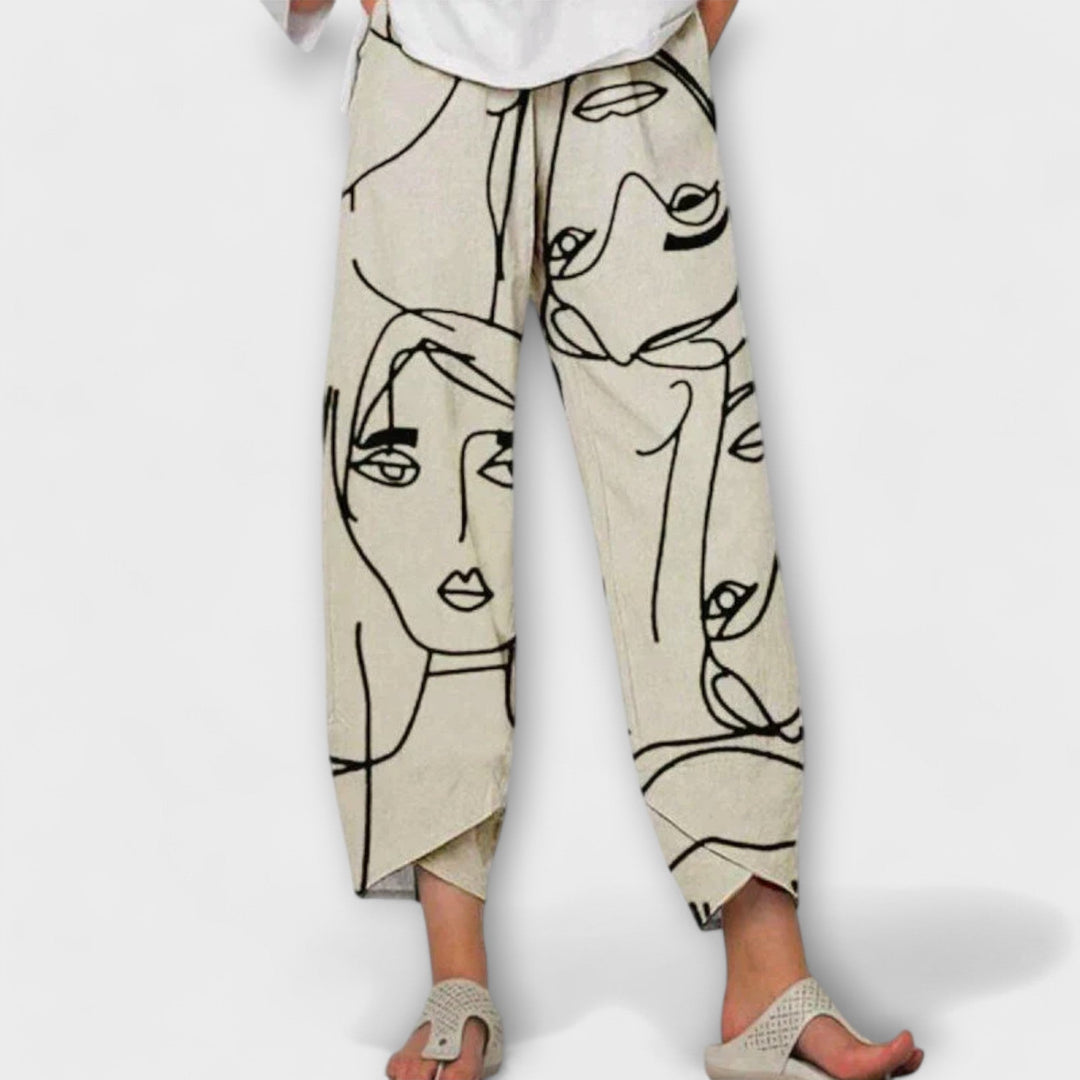 Nahia | Pantaloni di lino