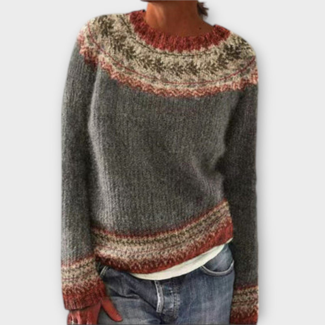 Roberta | Maglione vintage intrecciato