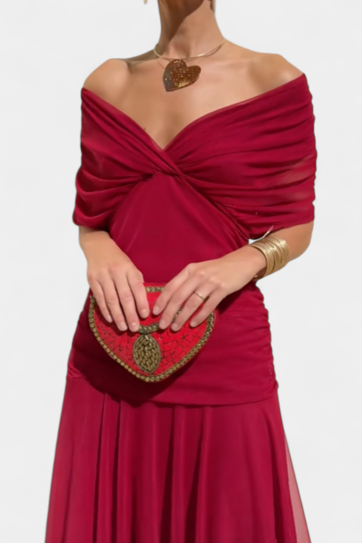 Magda | Vestito lungo floreale