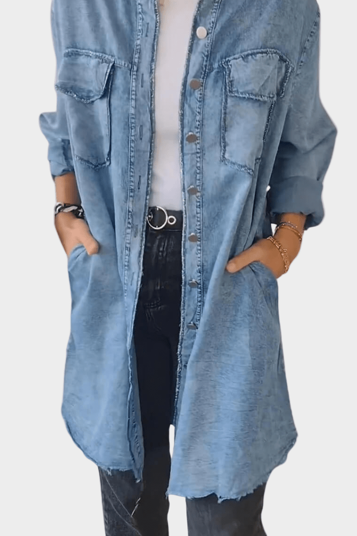 Sidsel | Abito camicia in denim