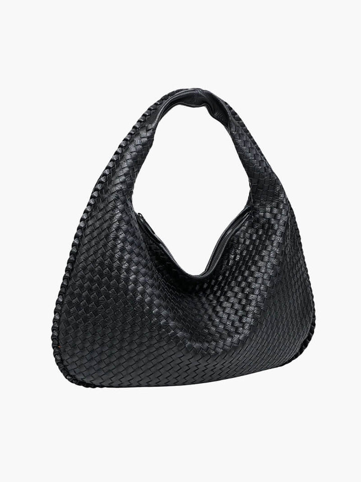 XL teksturoitu olkalaukku