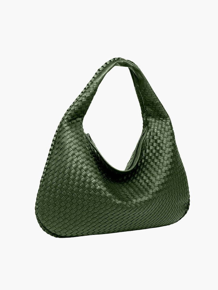 XL teksturoitu olkalaukku