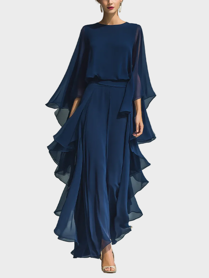 Aurora | Completo elegante in chiffon