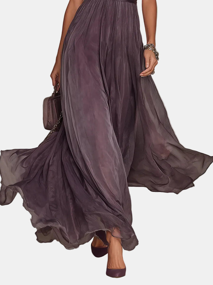 Flavia | Abito lungo viola
