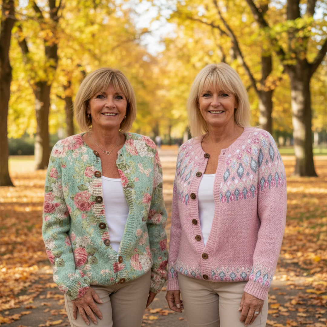 Filipa | Cardigan floreale autunnale