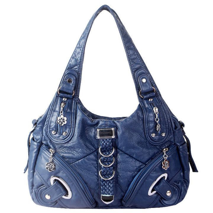 Klassinen sileä crossbody-laukku