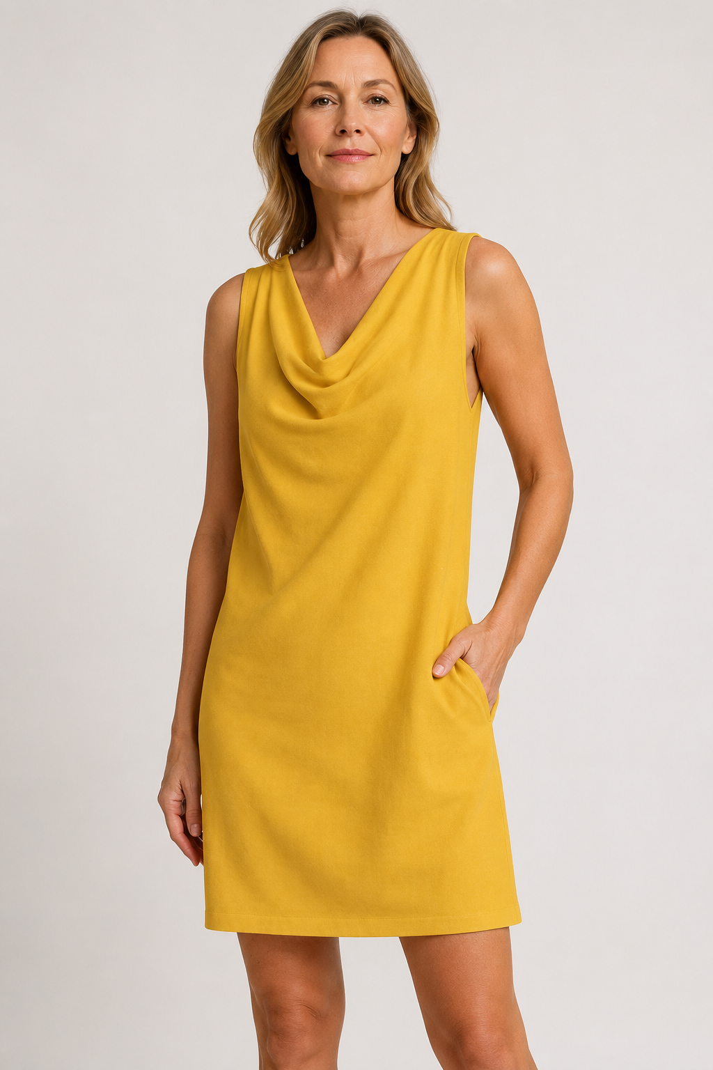 Miroslava | Lyhyet mekko drapeerauksella