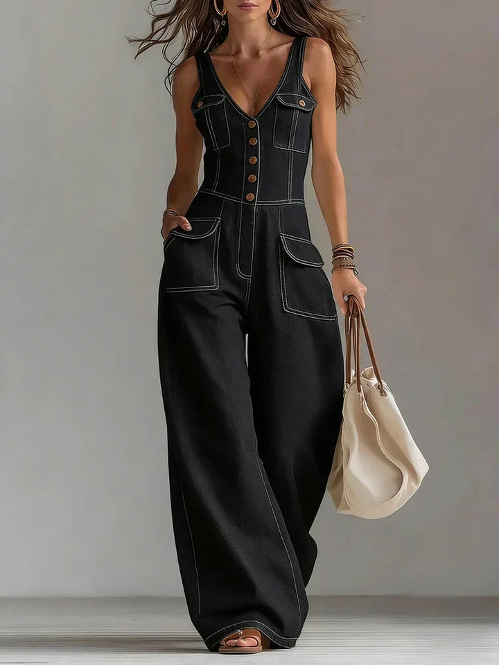 Sylwia | Tuta jeans loose