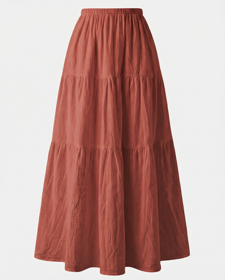Yksinkertainen mukava maxi-hame