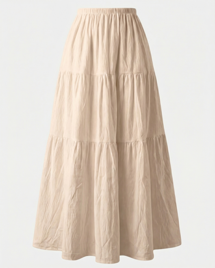 Yksinkertainen mukava maxi-hame