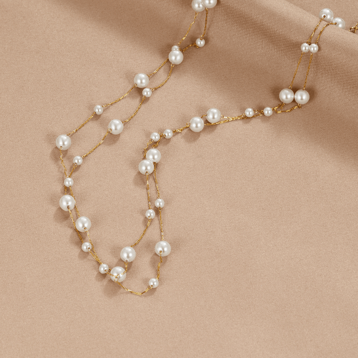 Kerrostettu hieno kaulakoru Tori