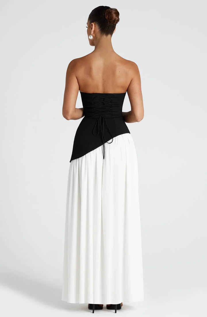 Regina | Maxi mekko halkiolla