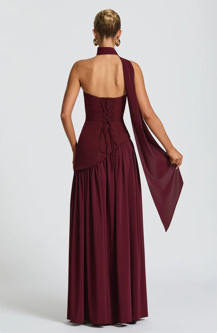 Regina | Maxi mekko halkiolla