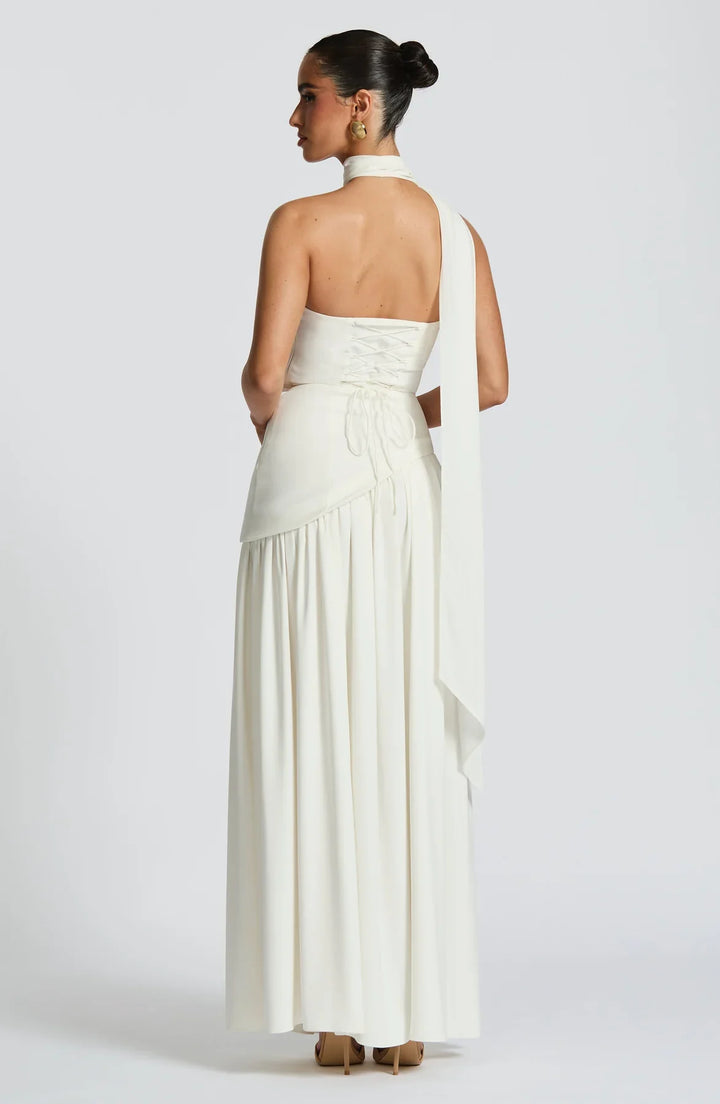 Regina | Maxi mekko halkiolla