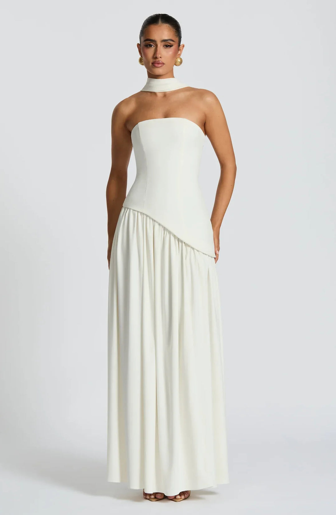 Regina | Maxi mekko halkiolla