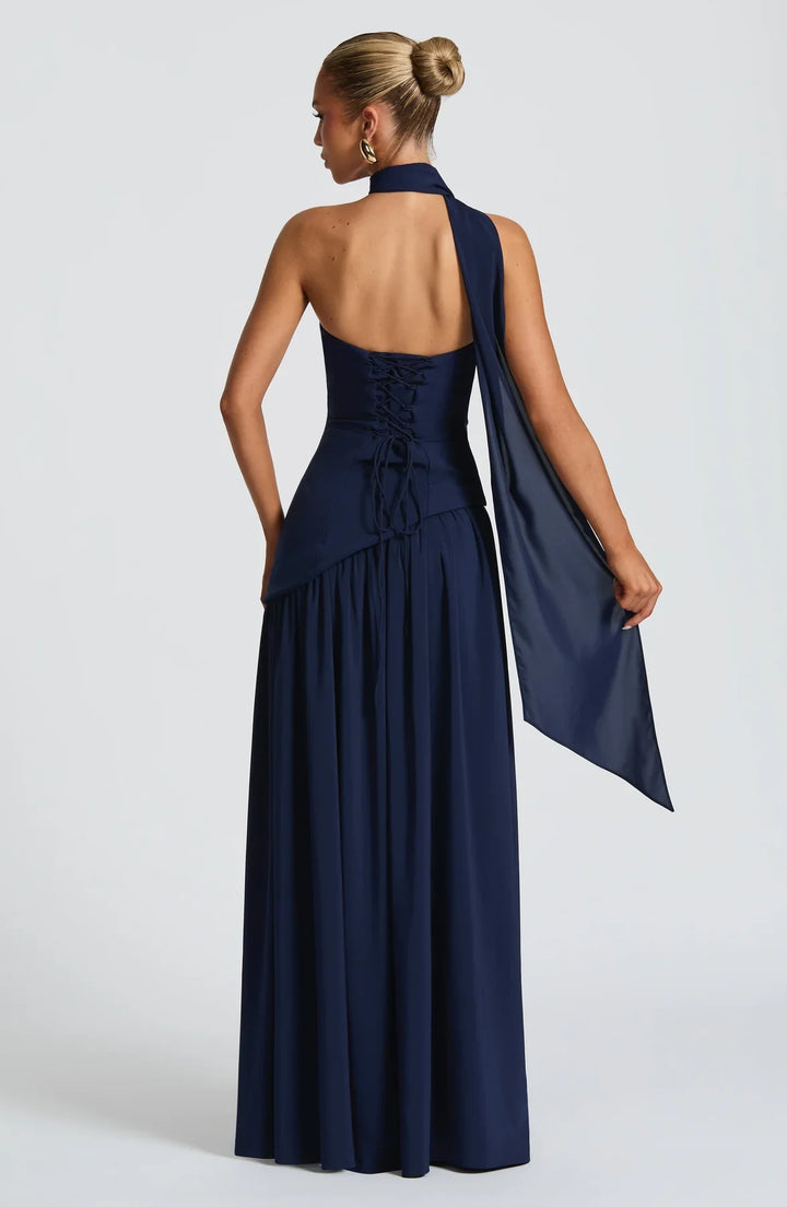 Regina | Maxi mekko halkiolla