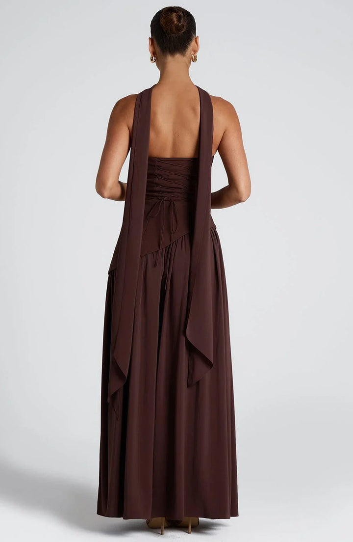 Regina | Maxi mekko halkiolla