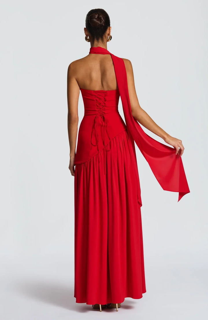 Regina | Maxi mekko halkiolla