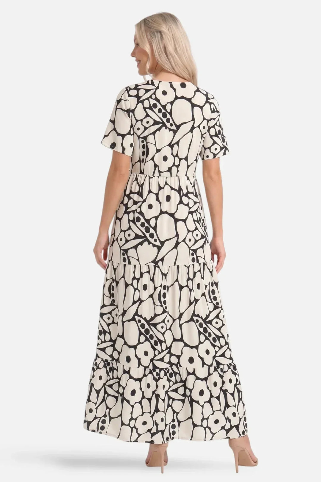 Henrieta | Kukka-kerroksinen maxi-mekko