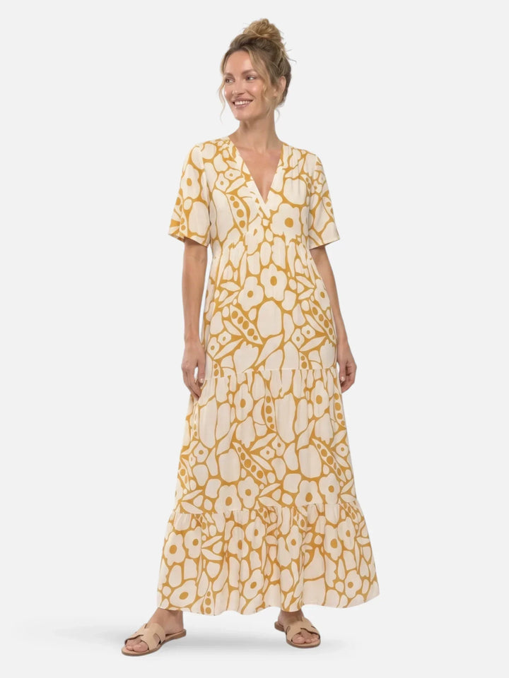 Henrieta | Kukka-kerroksinen maxi-mekko