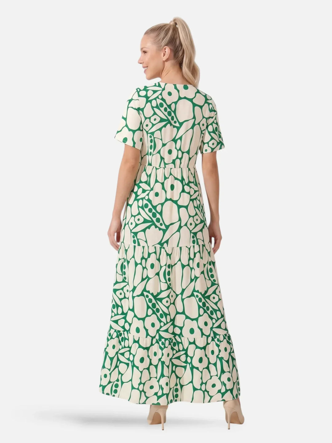 Henrieta | Kukka-kerroksinen maxi-mekko