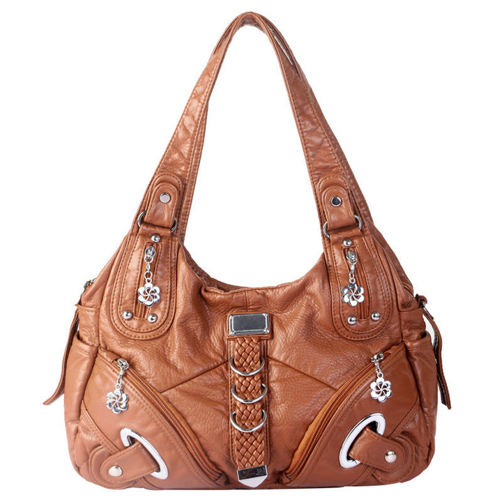 Klassinen sileä crossbody-laukku