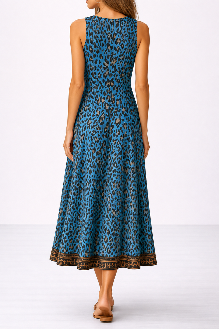 Milena | Midi mekko leopardikuosisena