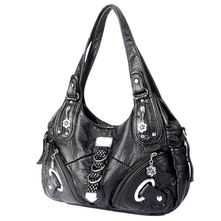 Klassinen sileä crossbody-laukku