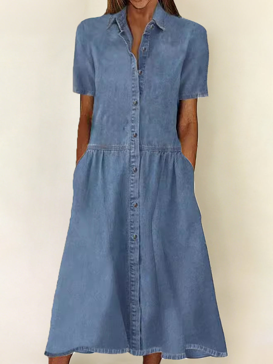 Karolina | Abito in denim